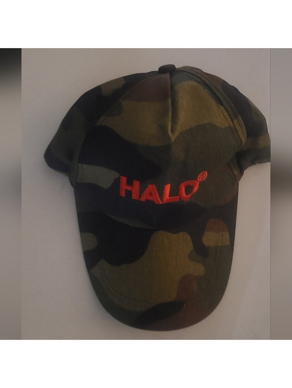 Halo baseball hat camouflage